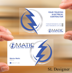 Diseño de Tarjeta de Presentación por SL Designer para Matic Electro Services | Diseño: #13890175