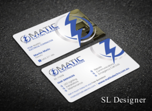 Diseño de Tarjeta de Presentación por SL Designer para Matic Electro Services | Diseño: #13896191