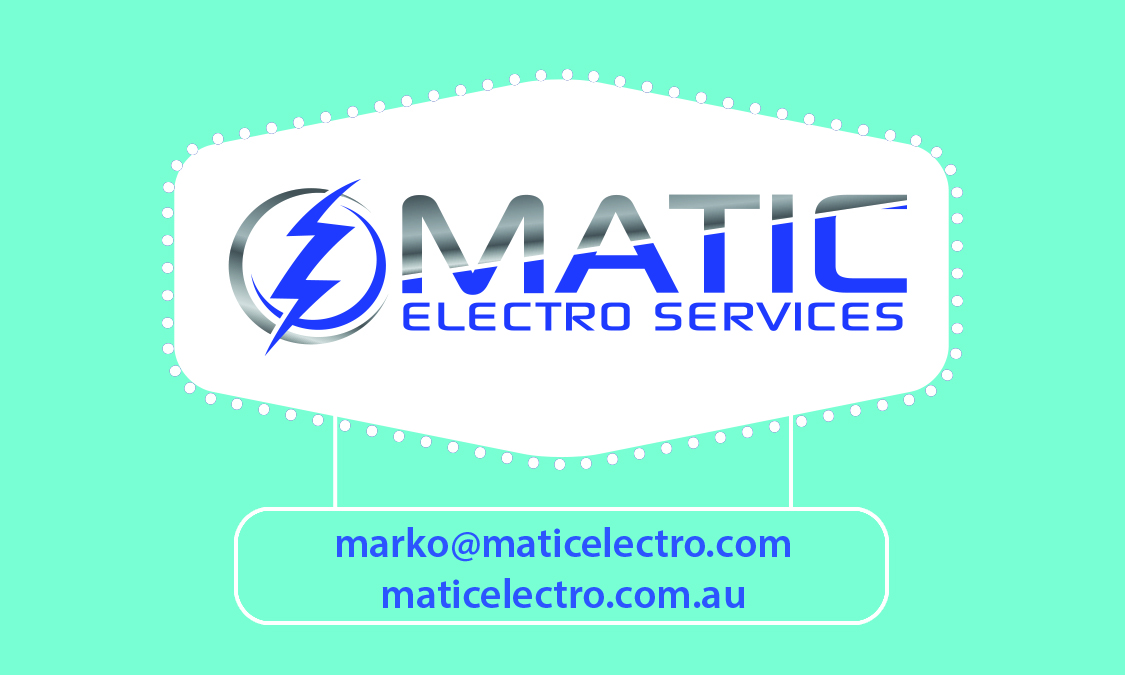 Visitenkarten-Design von raghavjhawar01 für Matic Electro Services | Design #13893446