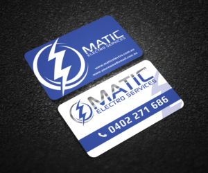 Business Card Design by Graphic Flame for Matic Electro Services | Design: #13906000