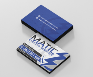 Business Card Design by RetroDesign for Matic Electro Services | Design: #13907911