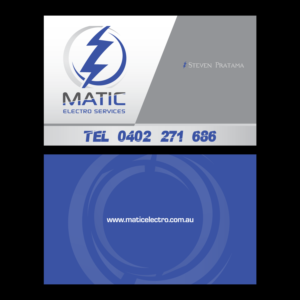 Business Card Design by St_Miracle for Matic Electro Services | Design #13917661