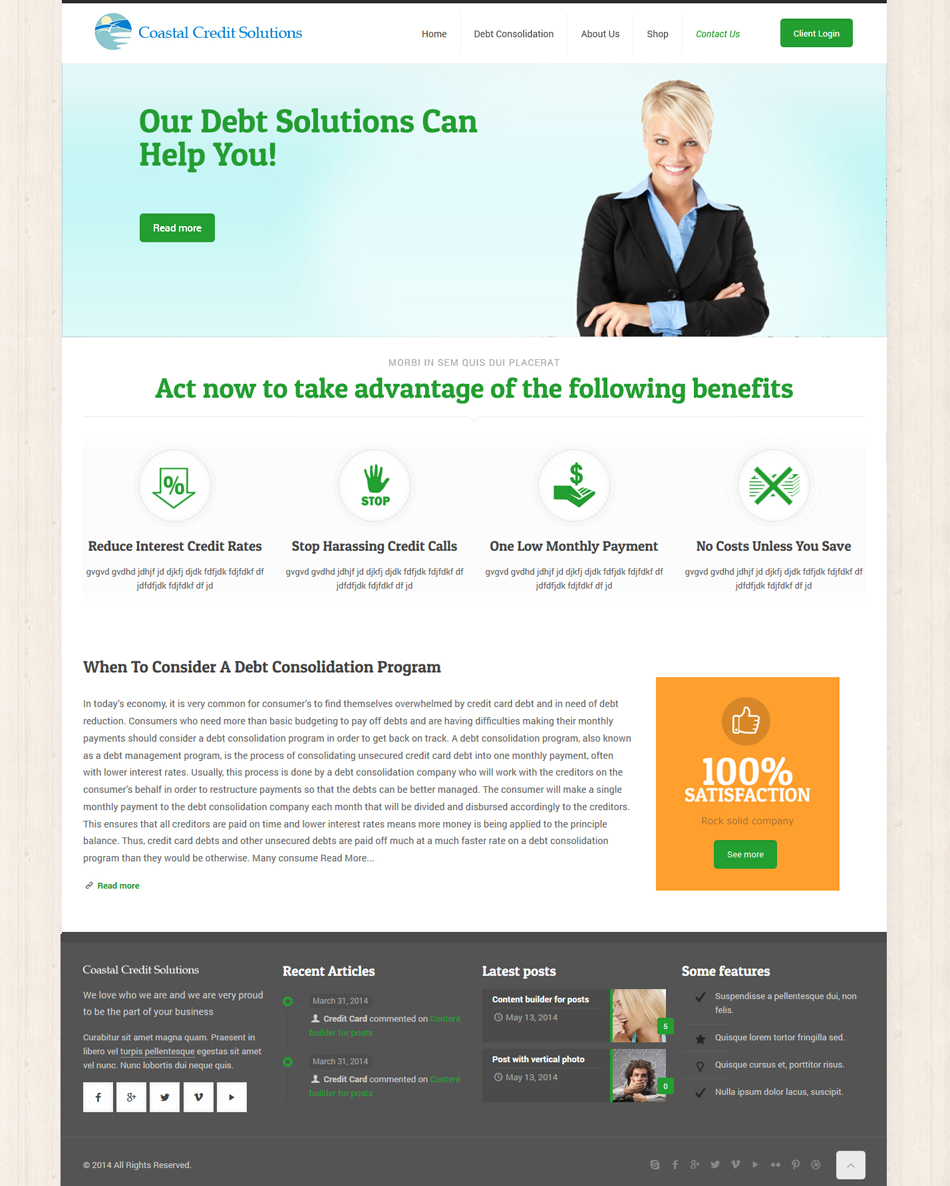 Wordpress Design by J. Chaturvedi for this project | Design #4303122