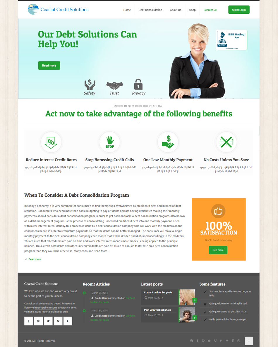 Wordpress Design by J. Chaturvedi for this project | Design #4303213