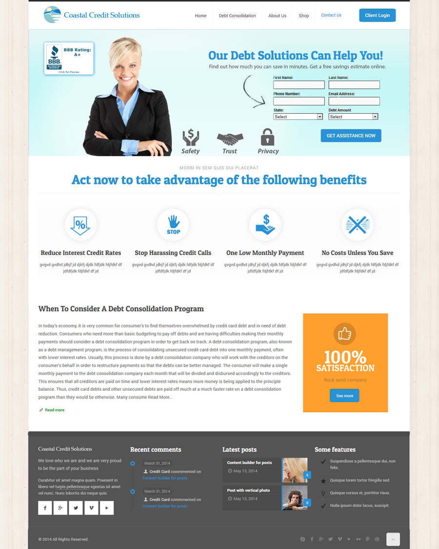 Wordpress Design by J. Chaturvedi for this project | Design #4308709