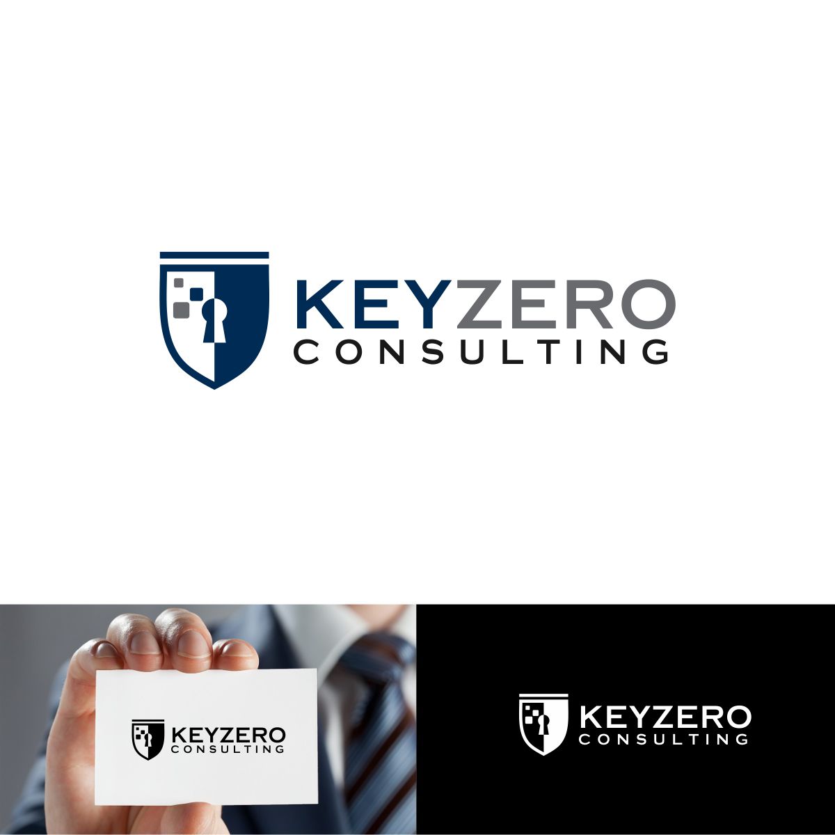 Logo Design by webeezine for KeyZero Consulting Ltd | Design #13904551