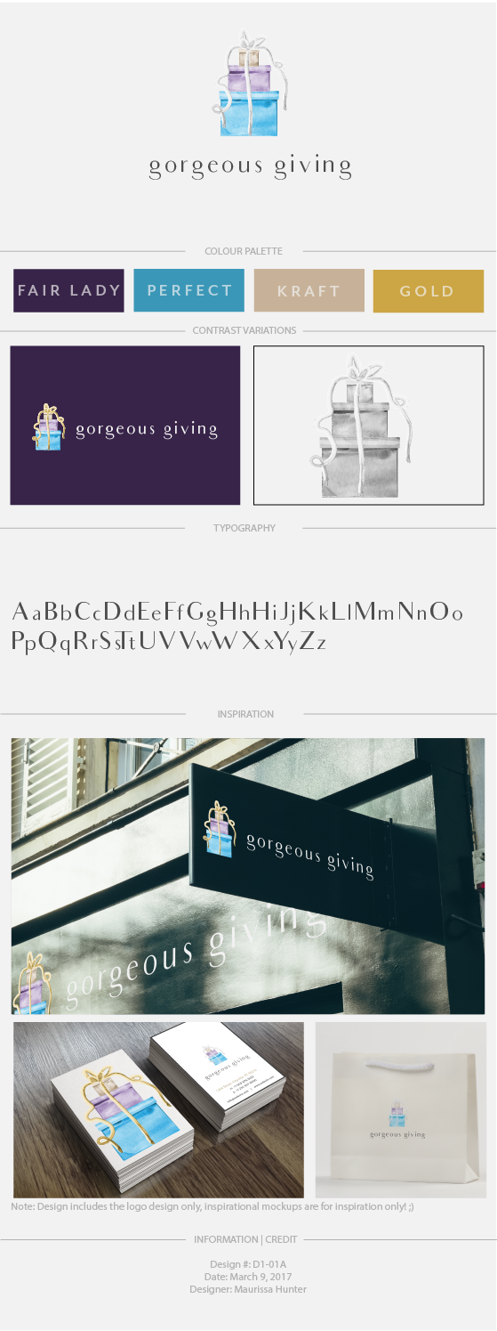 Logo-Design von Maurissahunter für Gorgeous Giving | Design #14012105