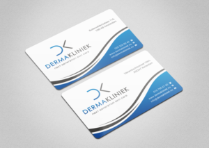 Business Card Design by INDIAN_Ashok for Derma Kliniek | Design: #13960155
