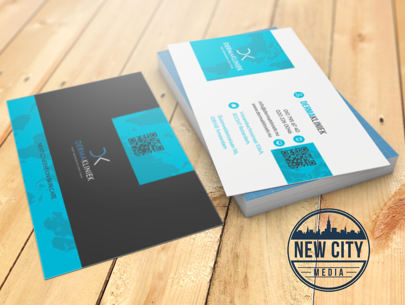 Design de Carte de Visite par New City Media RDC pour Derma Kliniek | Design #14004564