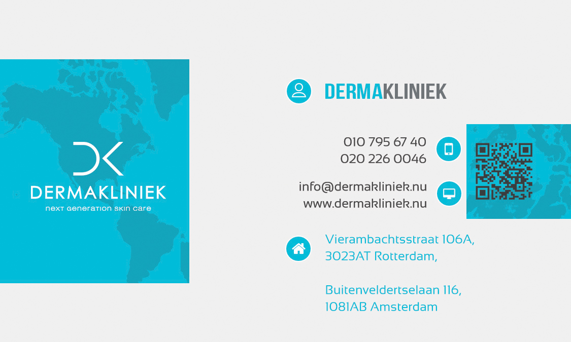 Diseño de Tarjeta de Presentación por New City Media RDC para Derma Kliniek | Diseño #14004566