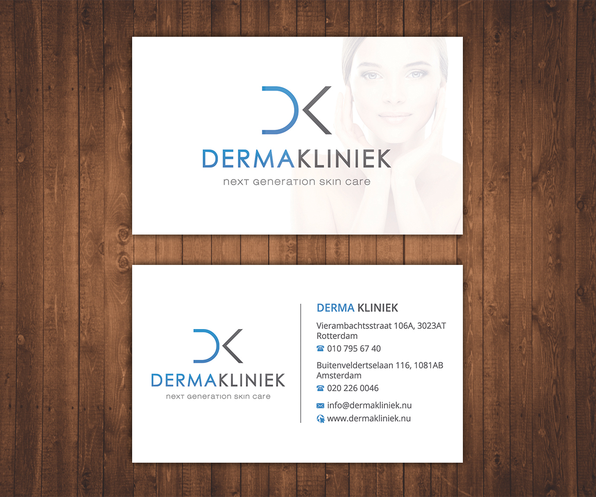 Diseño de Tarjeta de Presentación por Stylez Designz para Derma Kliniek | Diseño #14012286