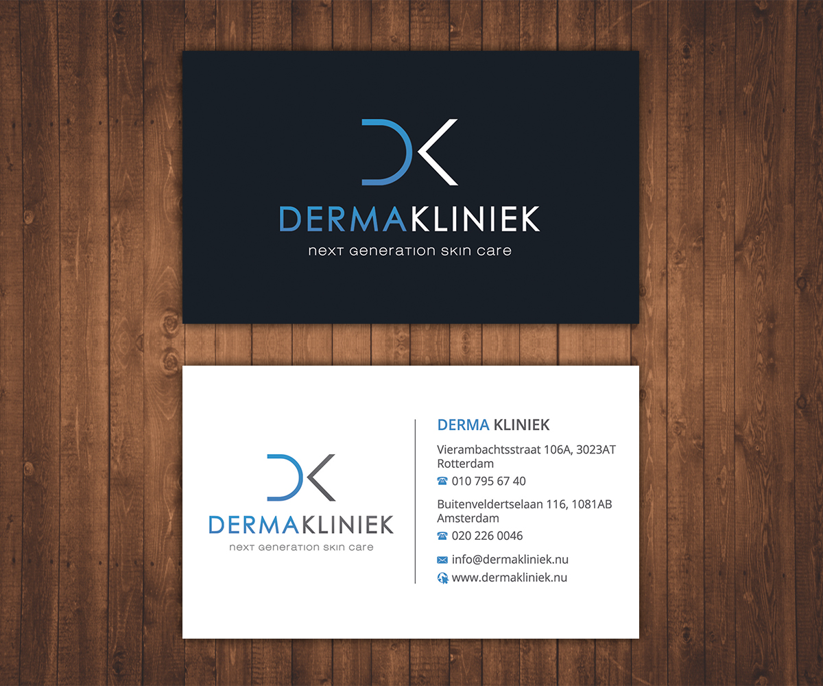Diseño de Tarjeta de Presentación por Stylez Designz para Derma Kliniek | Diseño #14012287