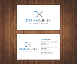Diseño de Tarjeta de Presentación por Stylez Designz para Derma Kliniek | Diseño: #14012307