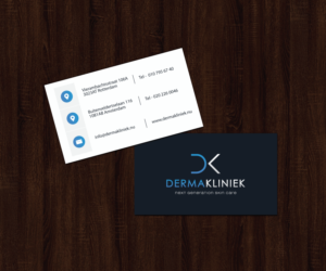 Diseño de Tarjeta de Presentación por JK18 para Derma Kliniek | Diseño: #13924423