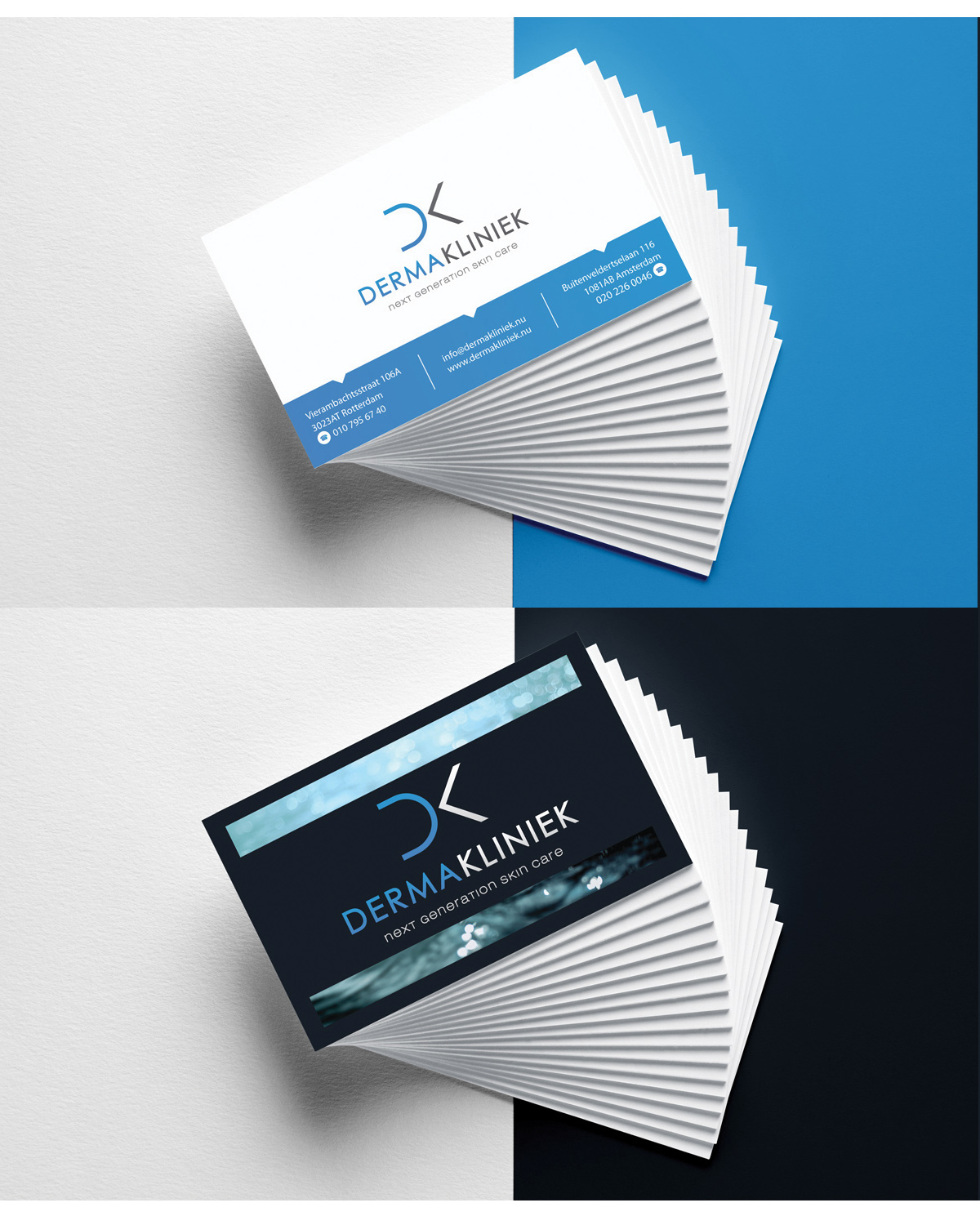 Diseño de Tarjeta de Presentación por JK18 para Derma Kliniek | Diseño #13982633