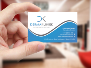 Business Card Design by Creations Box 2015 for Derma Kliniek | Design: #13903325