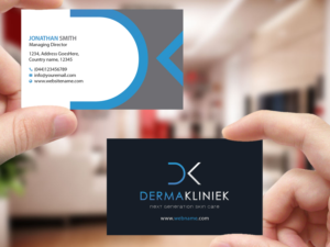 Business Card Design by Creations Box 2015 for Derma Kliniek | Design: #13903326