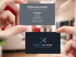 Business Card Design by Creations Box 2015 for Derma Kliniek | Design: #13905423