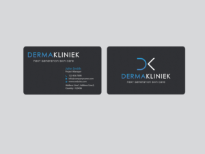 Business Card Design by Creations Box 2015 for Derma Kliniek | Design: #13909041