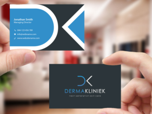 Business Card Design by Creations Box 2015 for Derma Kliniek | Design: #13909065