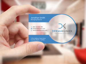 Business Card Design by Creations Box 2015 for Derma Kliniek | Design: #13909067