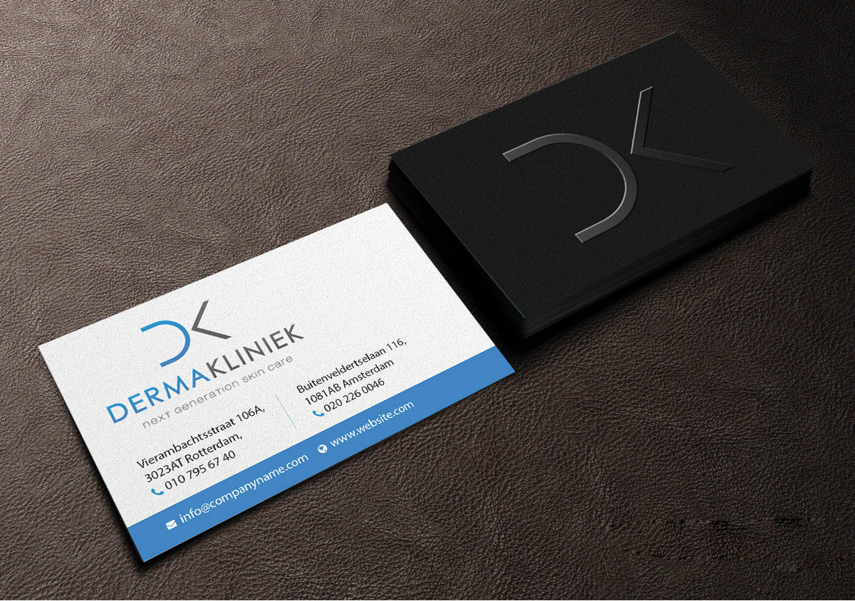 Business Card Design by Creations Box 2015 for Derma Kliniek | Design #13954760