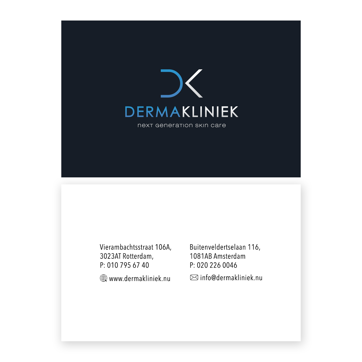 Diseño de Tarjeta de Presentación por marchnie_surjana para Derma Kliniek | Diseño #13968127