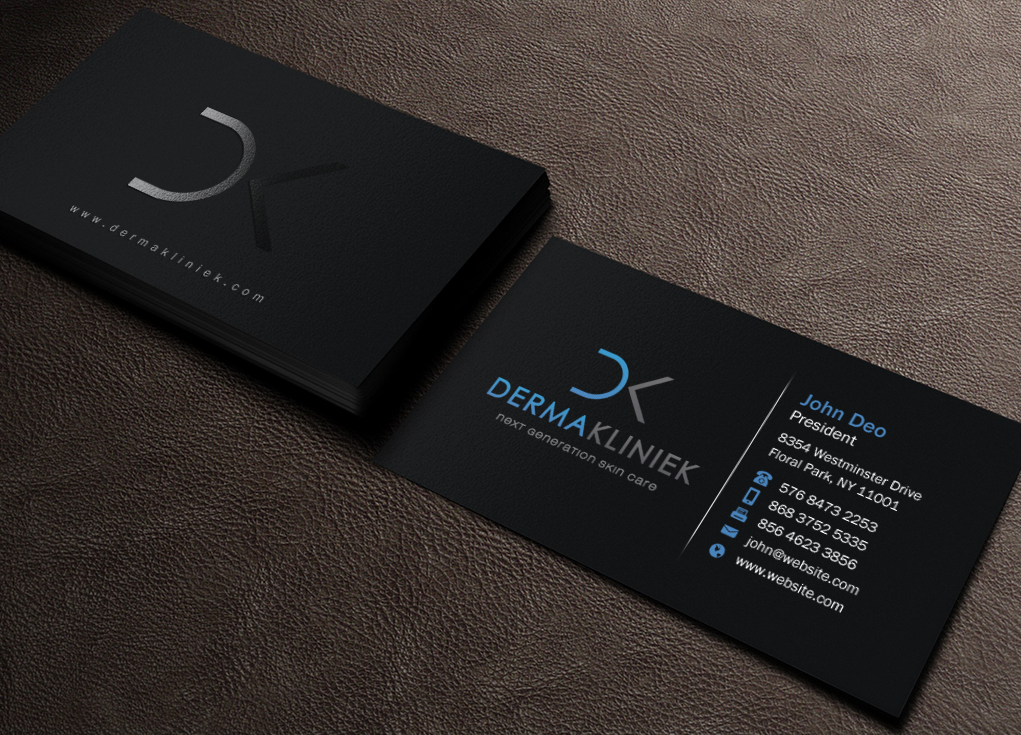 Diseño de Tarjeta de Presentación por Brand aid para Derma Kliniek | Diseño #13905645