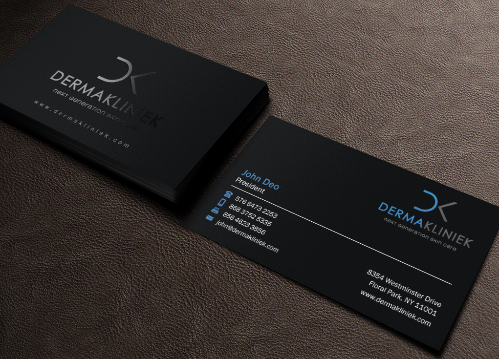 Diseño de Tarjeta de Presentación por Brand aid para Derma Kliniek | Diseño #13905796