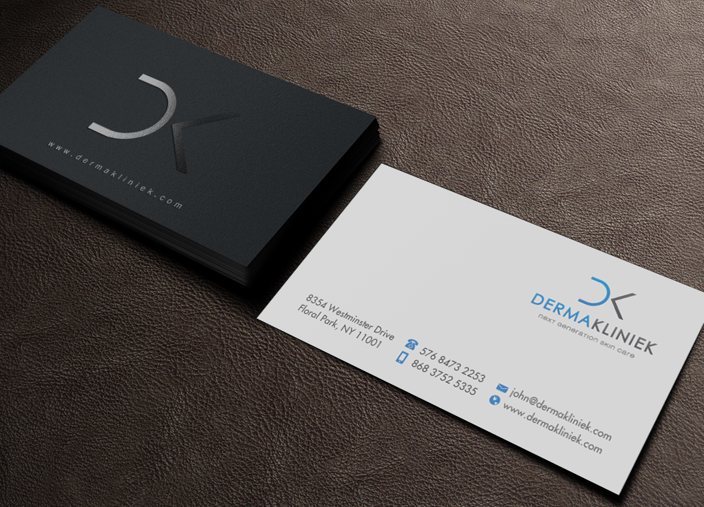 Diseño de Tarjeta de Presentación por Brand aid para Derma Kliniek | Diseño #13929424