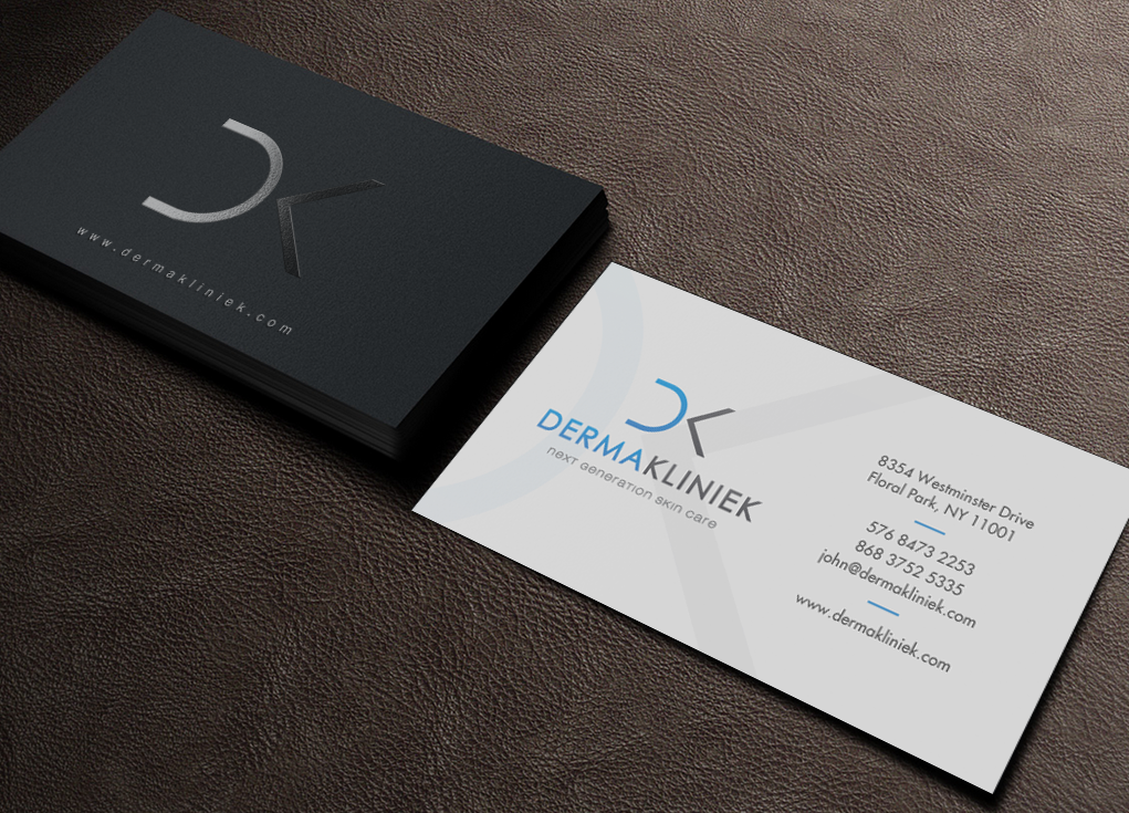 Diseño de Tarjeta de Presentación por Brand aid para Derma Kliniek | Diseño #13929778