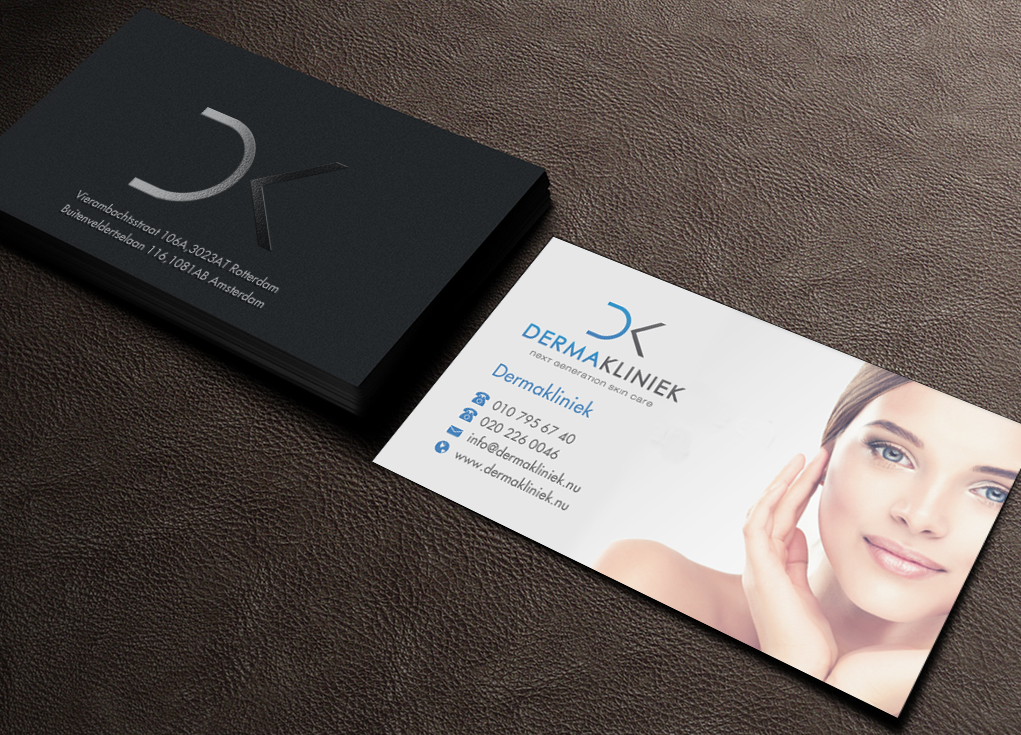 Diseño de Tarjeta de Presentación por Brand aid para Derma Kliniek | Diseño #14024860