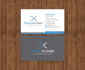 Business Card Design by chandrayaan.creative for Derma Kliniek | Design: #13903199