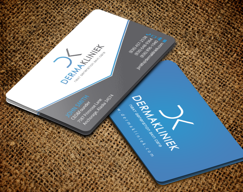 Business Card Design by chandrayaan.creative for Derma Kliniek | Design #13904318