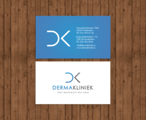 Diseño de Tarjeta de Presentación por chandrayaan.creative para Derma Kliniek | Diseño: #13960997