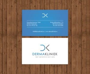 Diseño de Tarjeta de Presentación por chandrayaan.creative para Derma Kliniek | Diseño: #13961004
