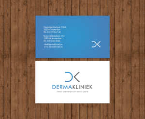 Business Card Design by chandrayaan.creative for Derma Kliniek | Design: #13961005