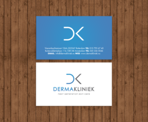 Business Card Design by chandrayaan.creative for Derma Kliniek | Design: #13961007