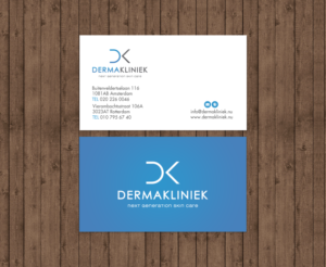 Business Card Design by chandrayaan.creative for Derma Kliniek | Design: #13961017