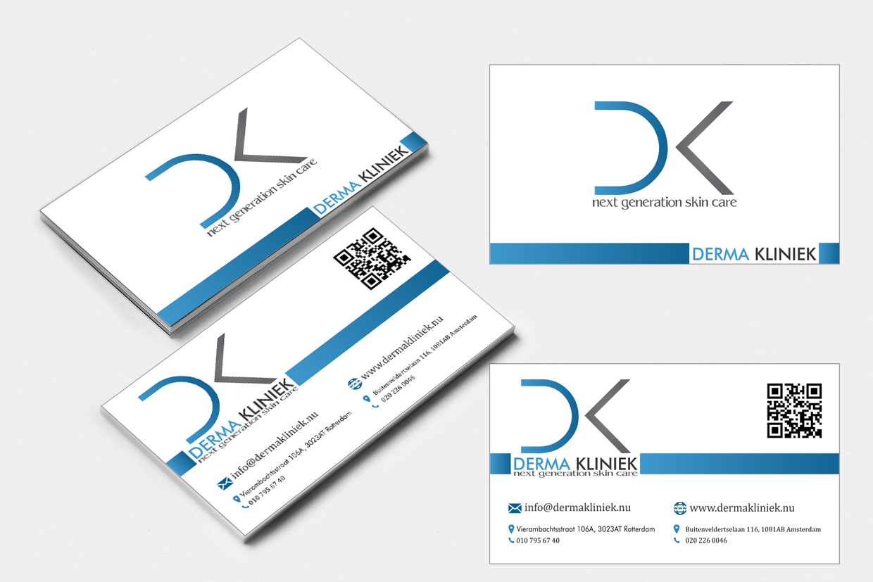 Diseño de Tarjeta de Presentación por Bhairav para Derma Kliniek | Diseño #13972663