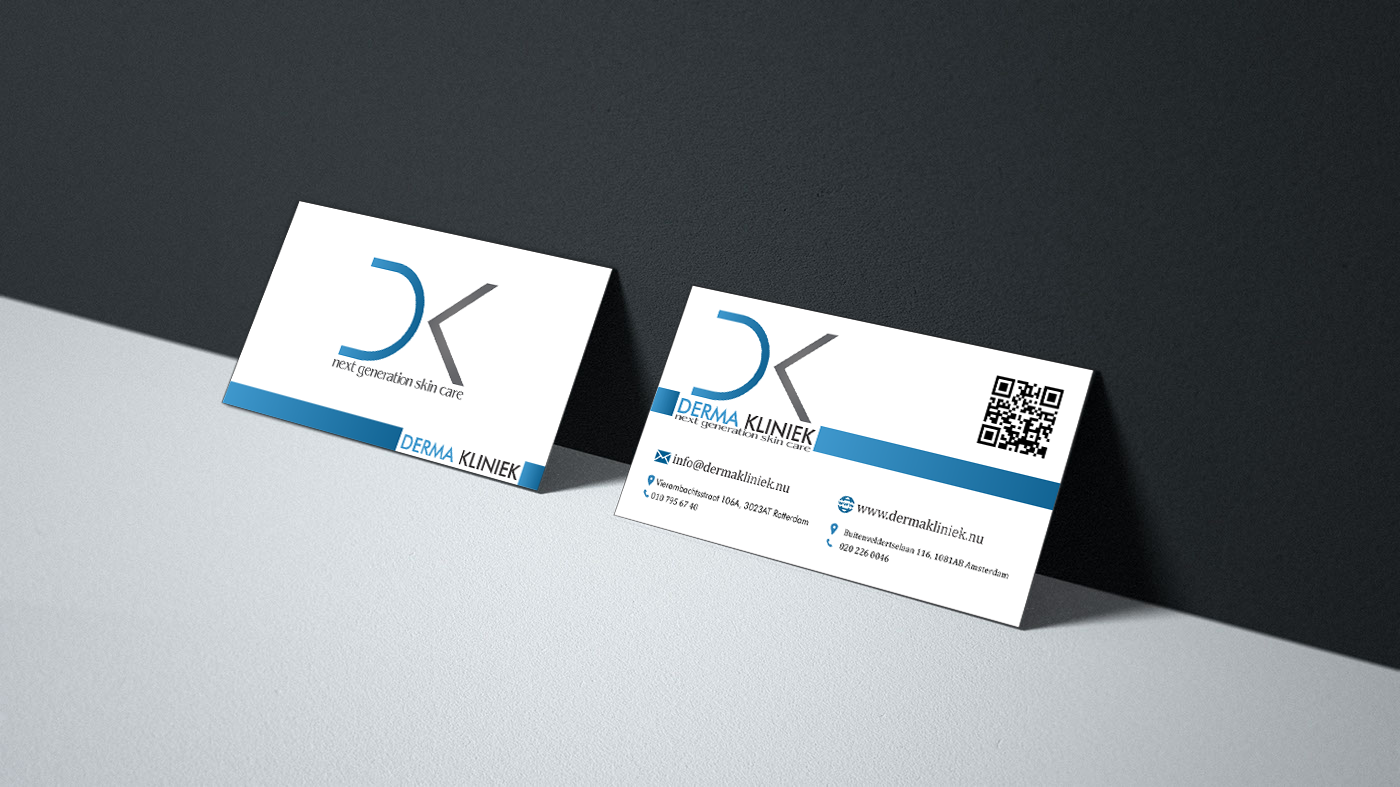 Diseño de Tarjeta de Presentación por Bhairav para Derma Kliniek | Diseño #13972664