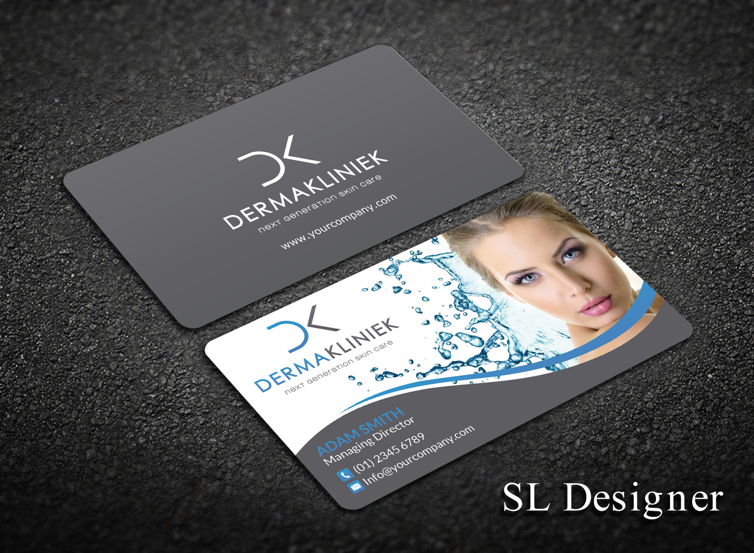Business Card Design by SL Designer for Derma Kliniek | Design #13905706