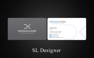 Diseño de Tarjeta de Presentación por SL Designer para Derma Kliniek | Diseño: #13905712