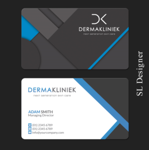 Diseño de Tarjeta de Presentación por SL Designer para Derma Kliniek | Diseño: #13905729