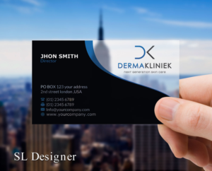 Diseño de Tarjeta de Presentación por SL Designer para Derma Kliniek | Diseño: #13905780