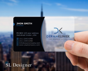 Diseño de Tarjeta de Presentación por SL Designer para Derma Kliniek | Diseño: #13905782