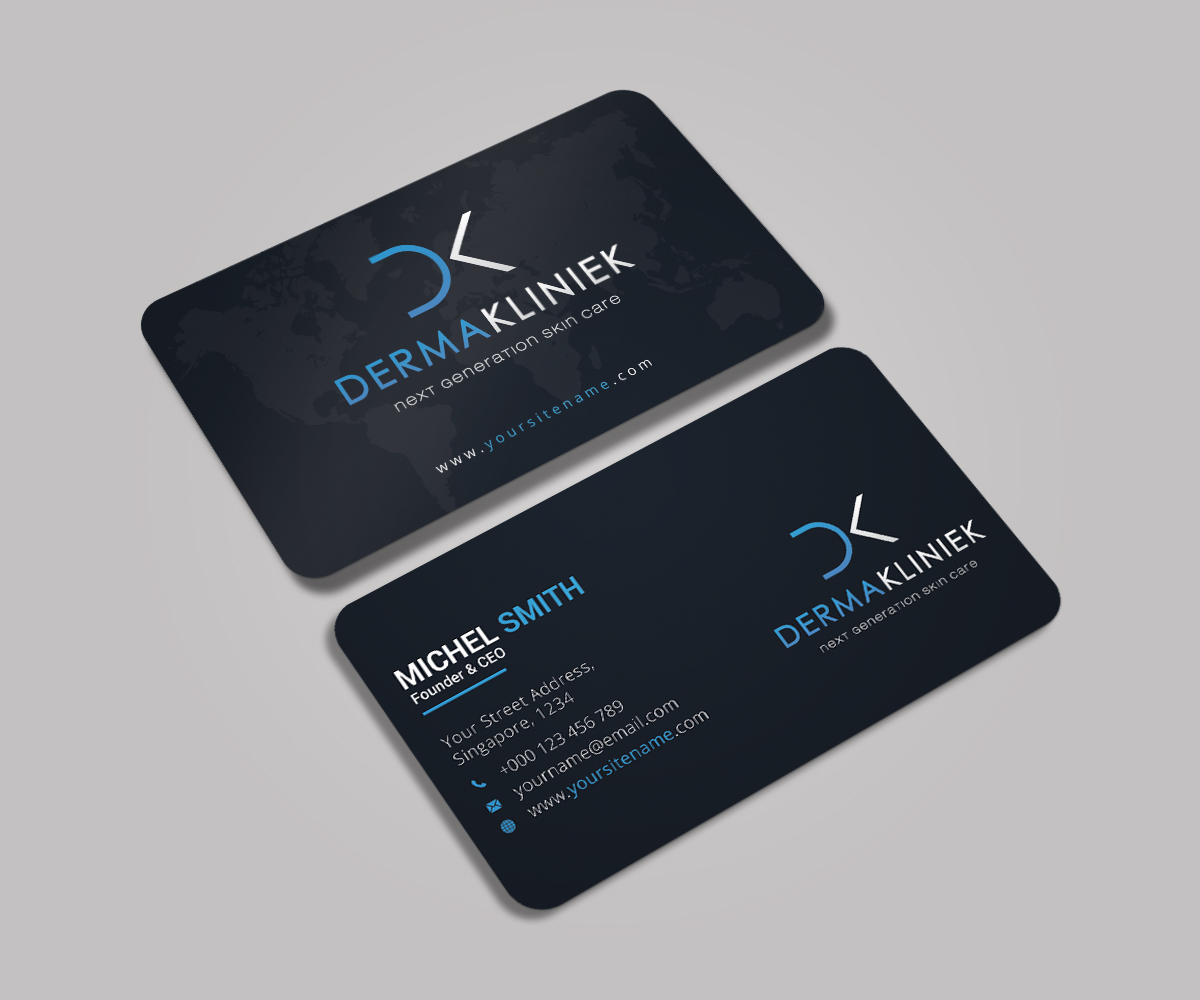 Diseño de Tarjeta de Presentación por Graphic Flame para Derma Kliniek | Diseño #13906082