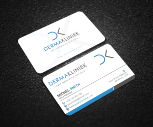 Diseño de Tarjeta de Presentación por Graphic Flame para Derma Kliniek | Diseño: #13906088