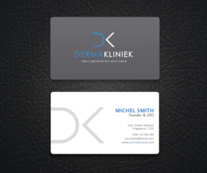 Business Card Design by Graphic Flame for Derma Kliniek | Design: #13917252