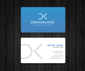 Diseño de Tarjeta de Presentación por Graphic Flame para Derma Kliniek | Diseño: #13917253